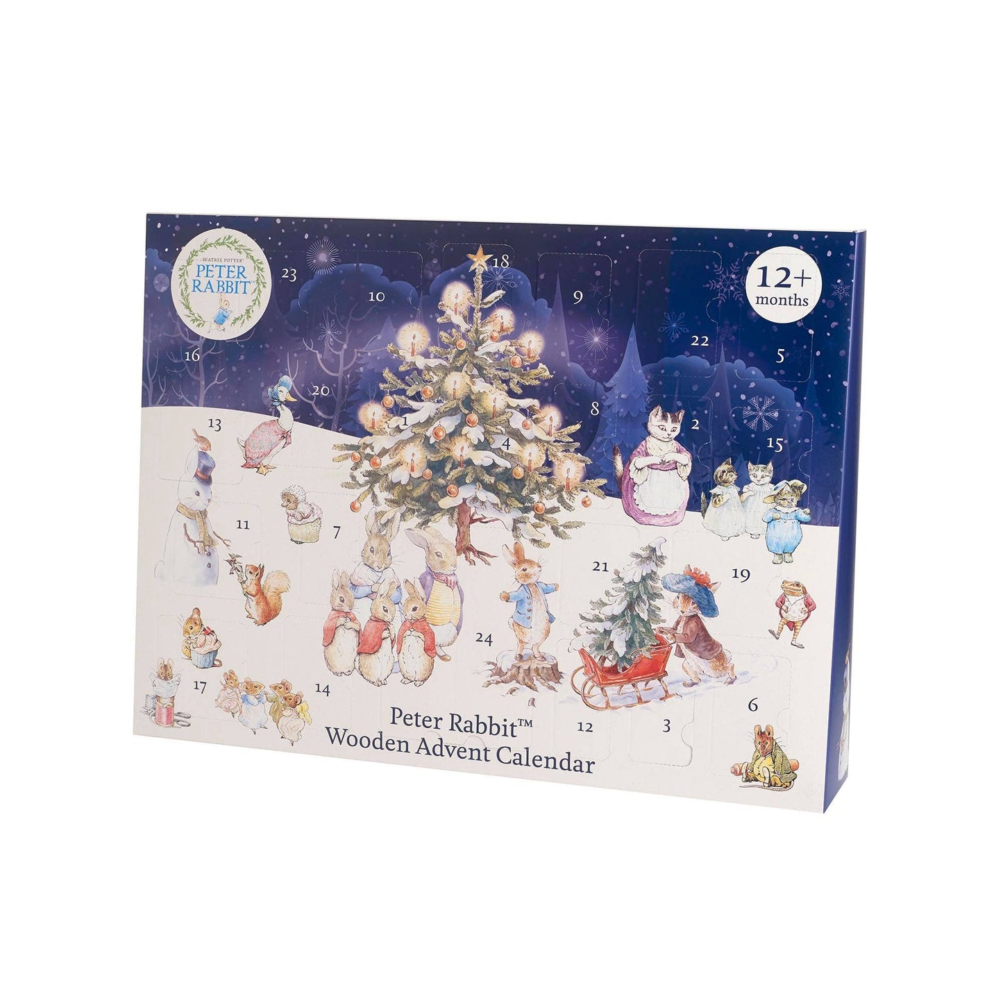 Peter Rabbit™ Wooden Advent Calendar - Rose and Friends