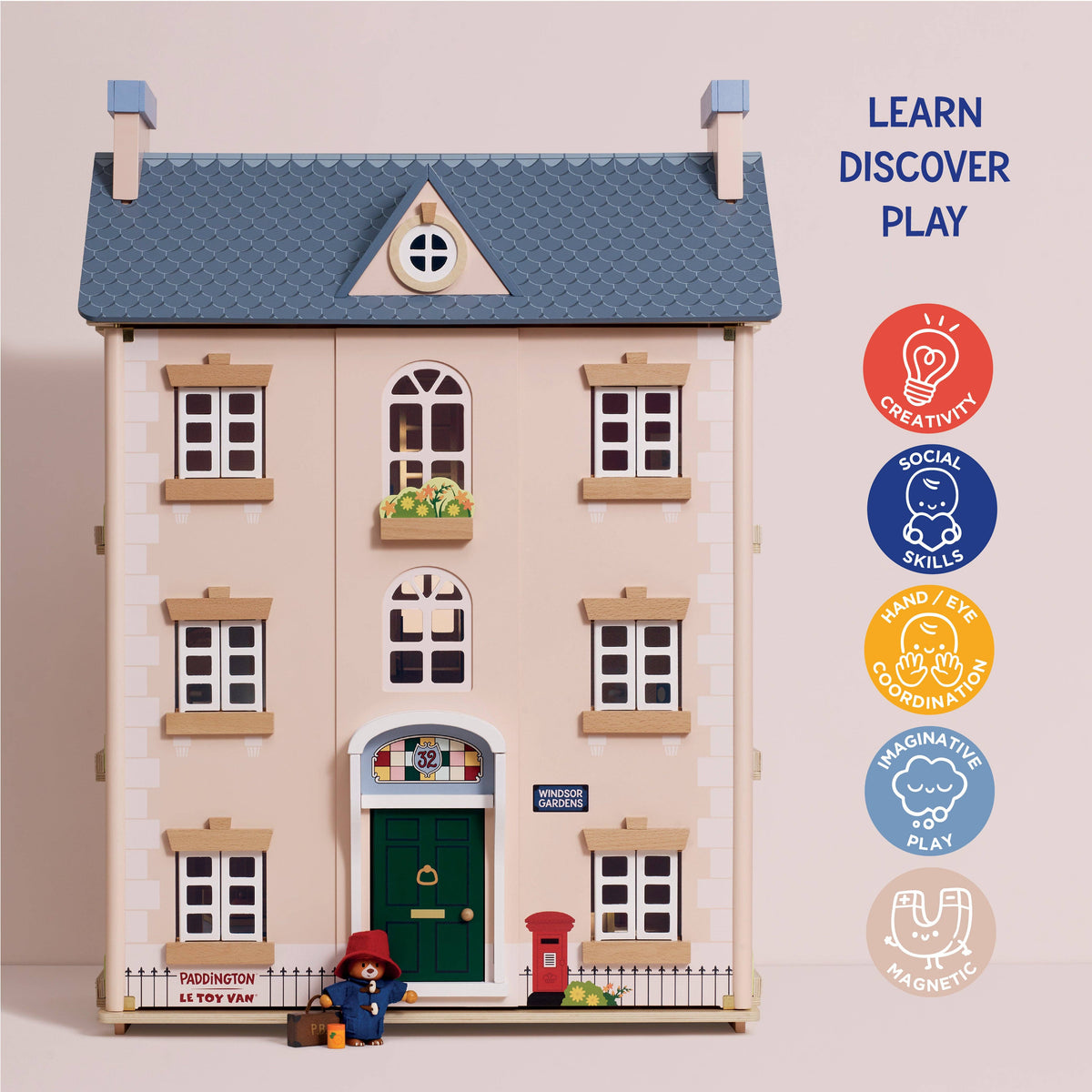 Paddington™ Wooden Dolls House - Rose and Friends