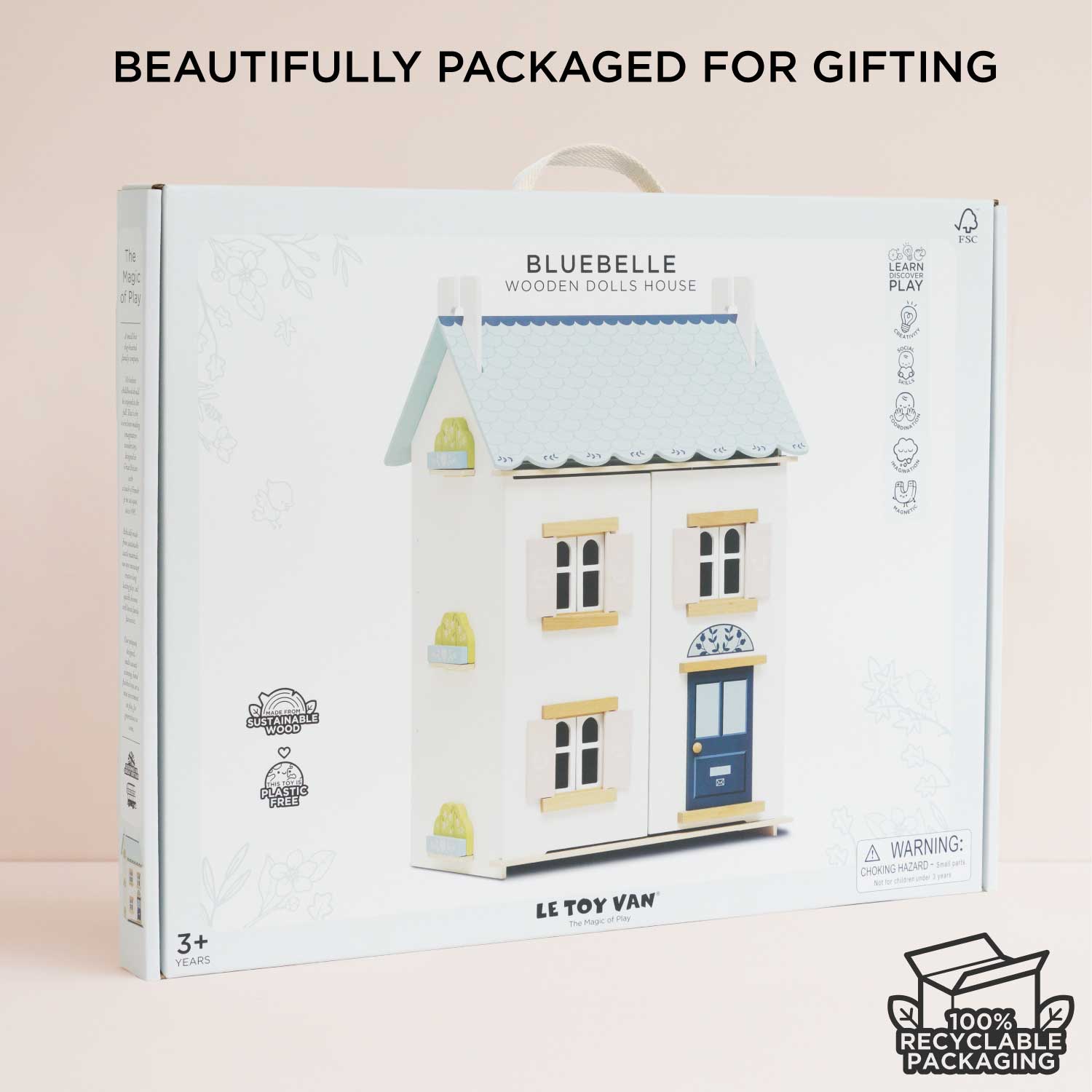 Bluebelle Wooden Dolls House - Rose and Friends