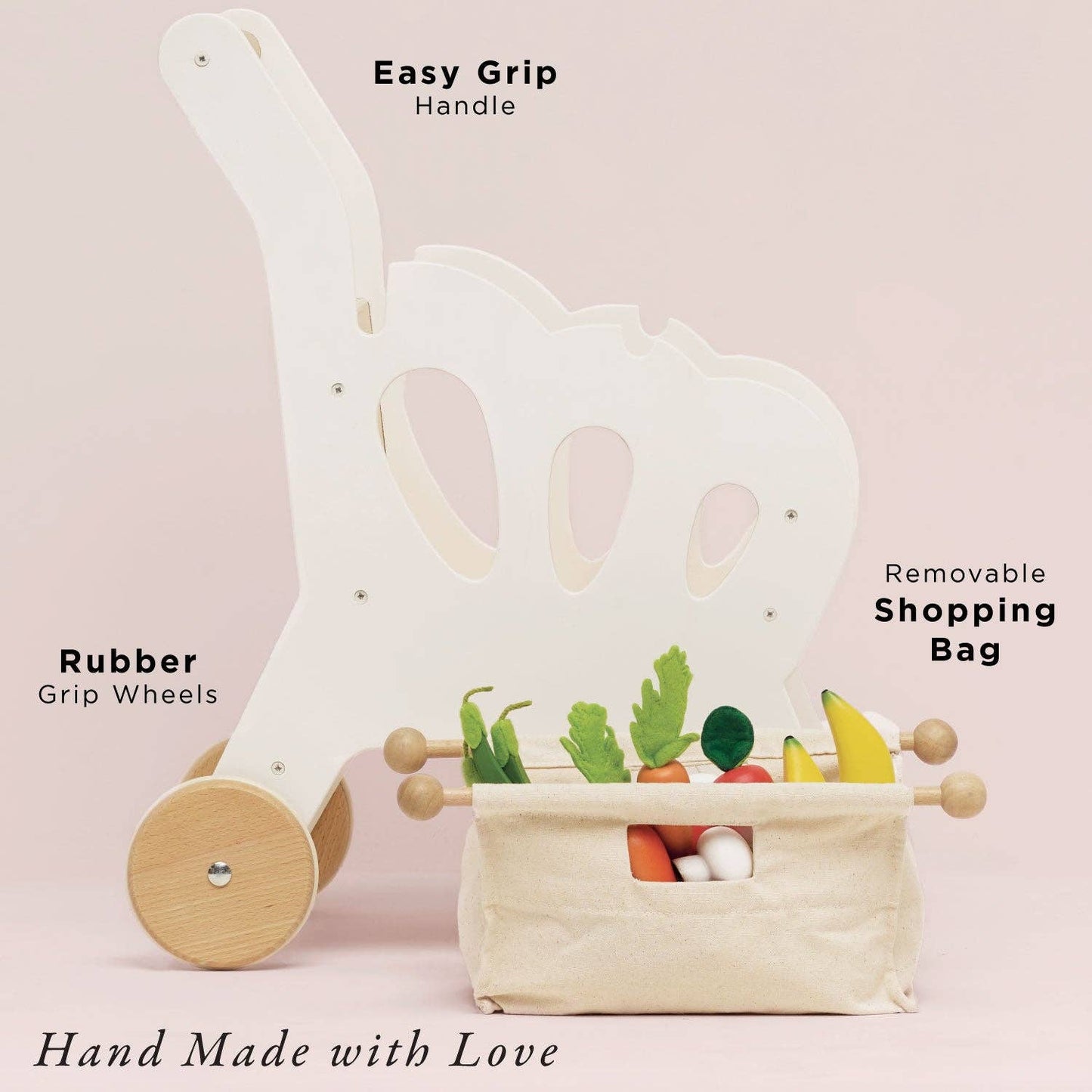 Shopping Grocery Trolley & Bag - Rose and Friends