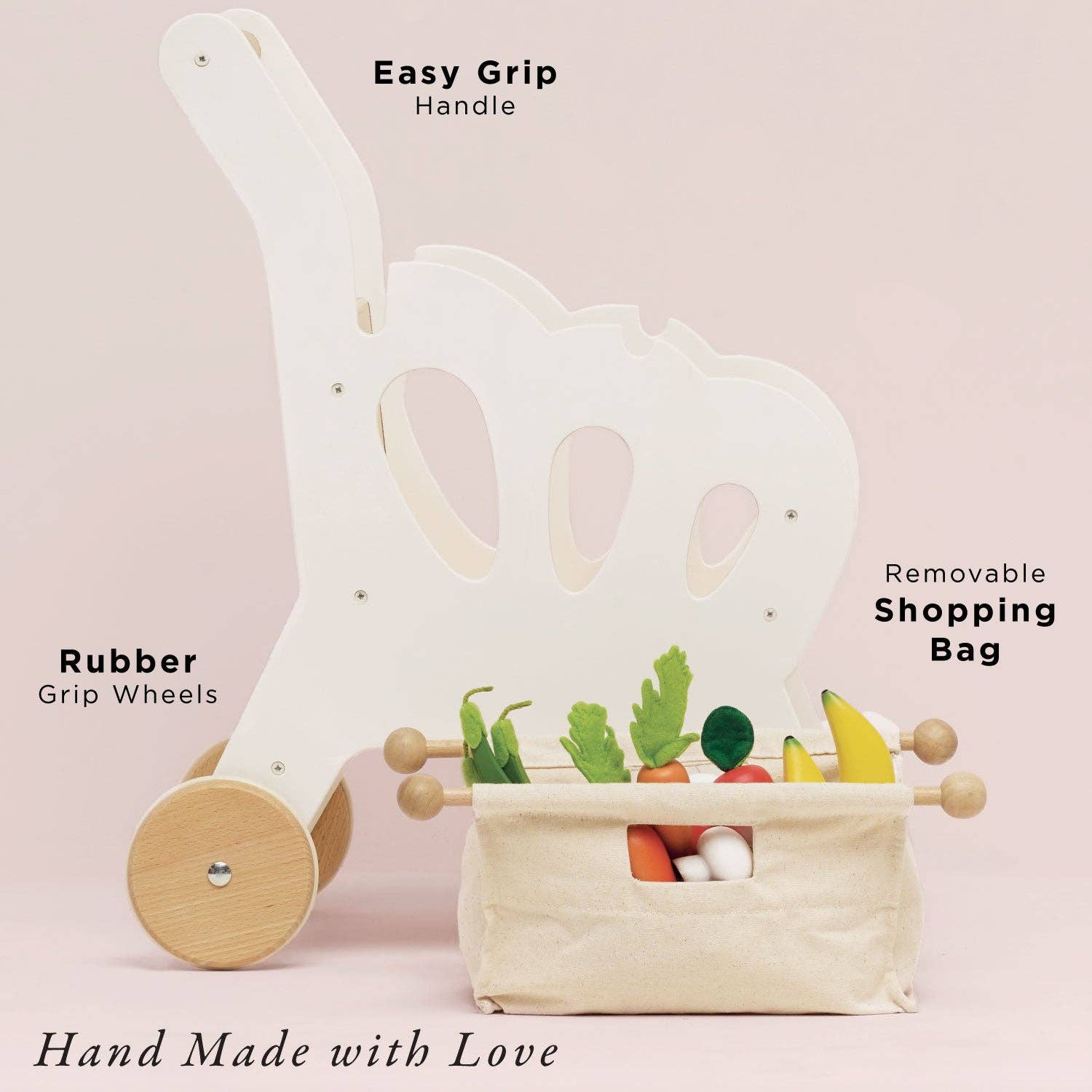 Shopping Grocery Trolley & Bag - Rose and Friends