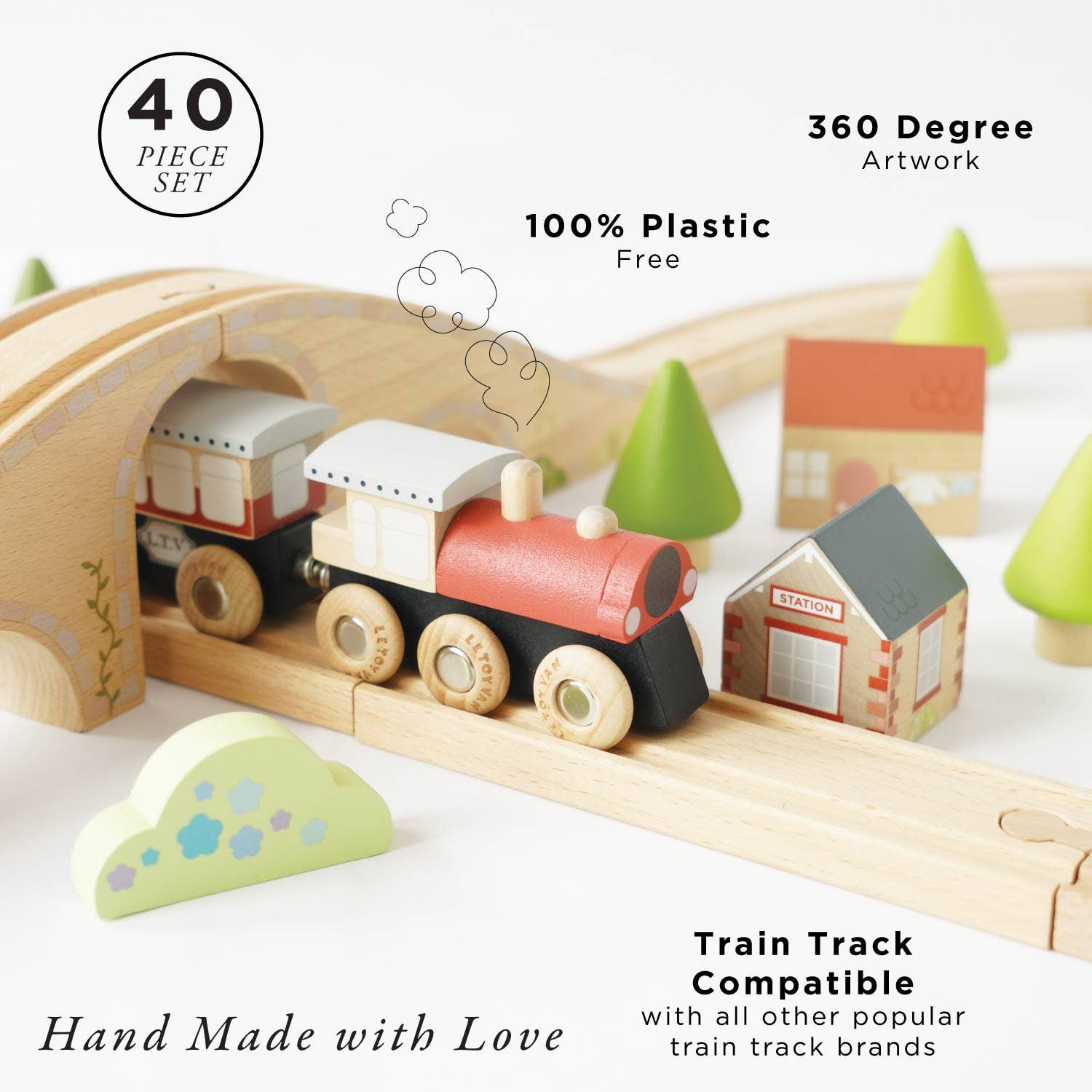 Figure of 8 Train Set - Rose and Friends