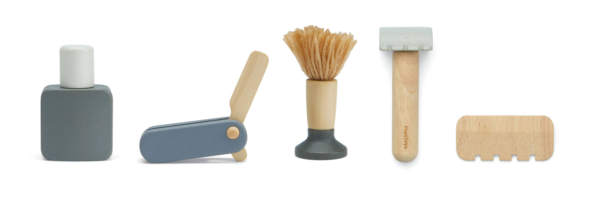 Shaving Set Wooden Playset PlanToys - Rose and Friends
