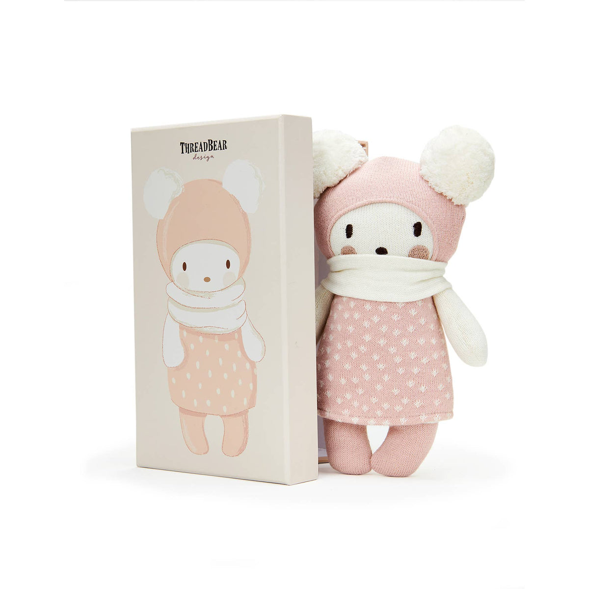 ThreadBear Baby Bella - Knitted Soft Doll 24cm