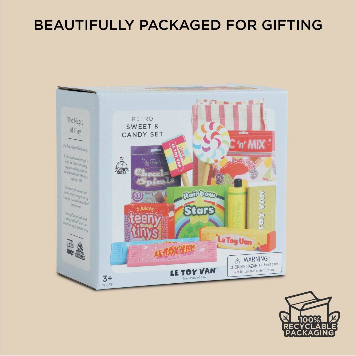 Retro Sweets and Candy Roleplay Set - Rose and Friends