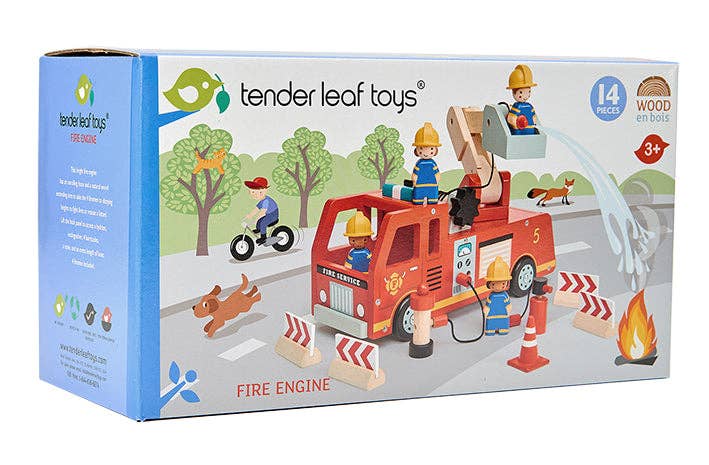 Tender Leaf Fire Engine - Rose and Friends
