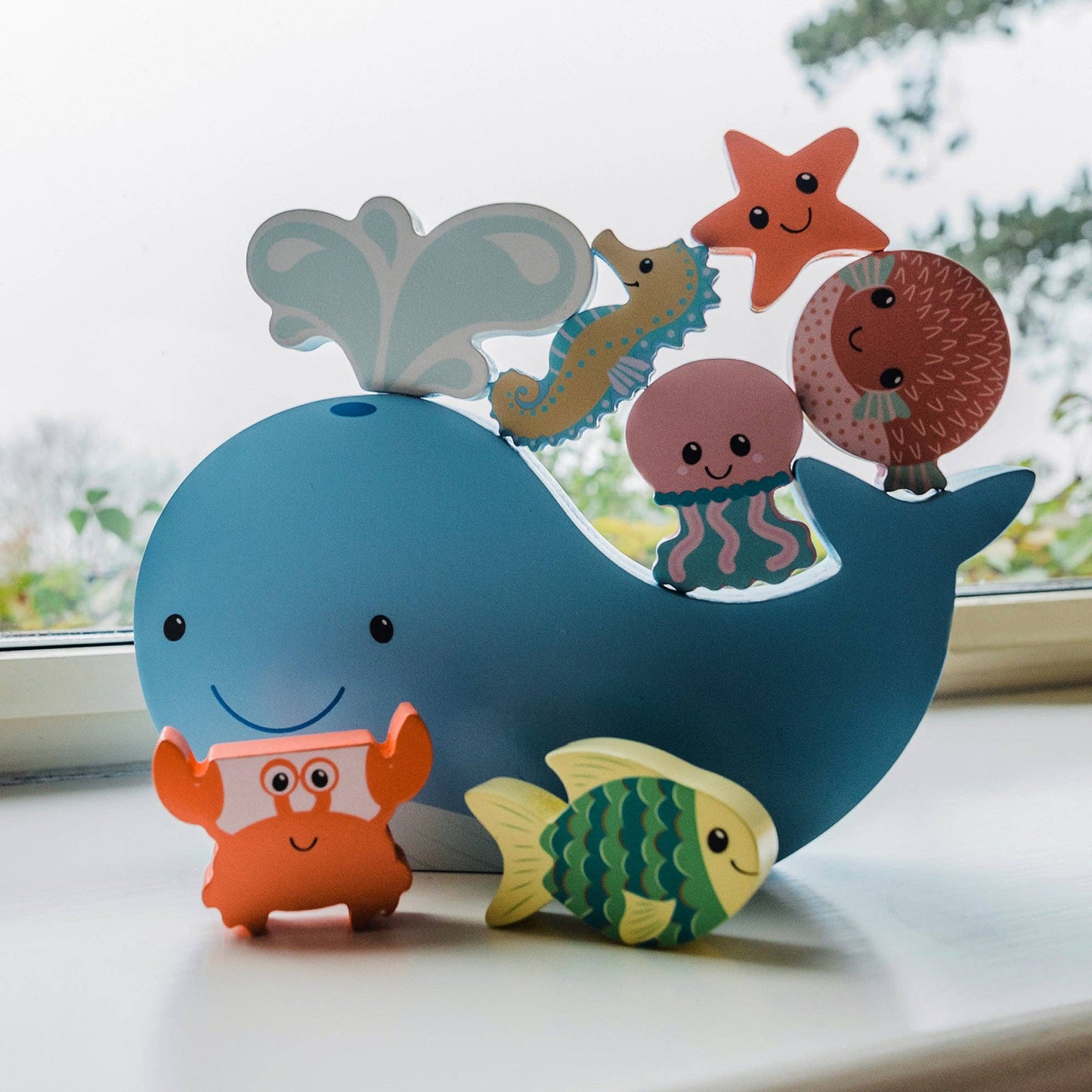 Sea Life Wooden Balancing Game - Rose and Friends