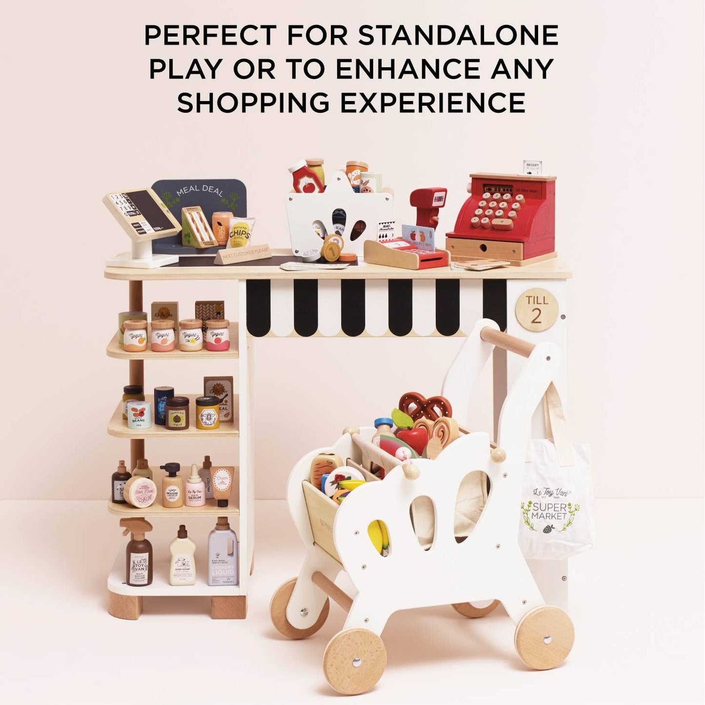 Wooden Shop Card Machine - Rose and Friends