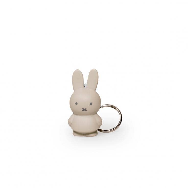 Miffy Keyring - Sand Beige - 6cm - Rose and Friends