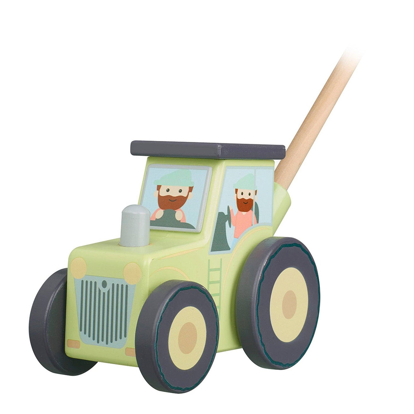 NEW! Tractor Wooden Boxed Push Along - Rose and Friends