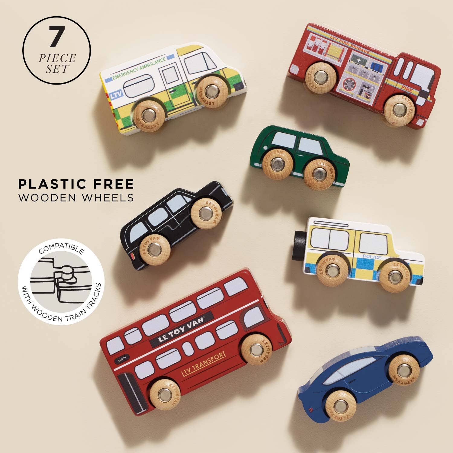London Toy Car Set - Rose and Friends