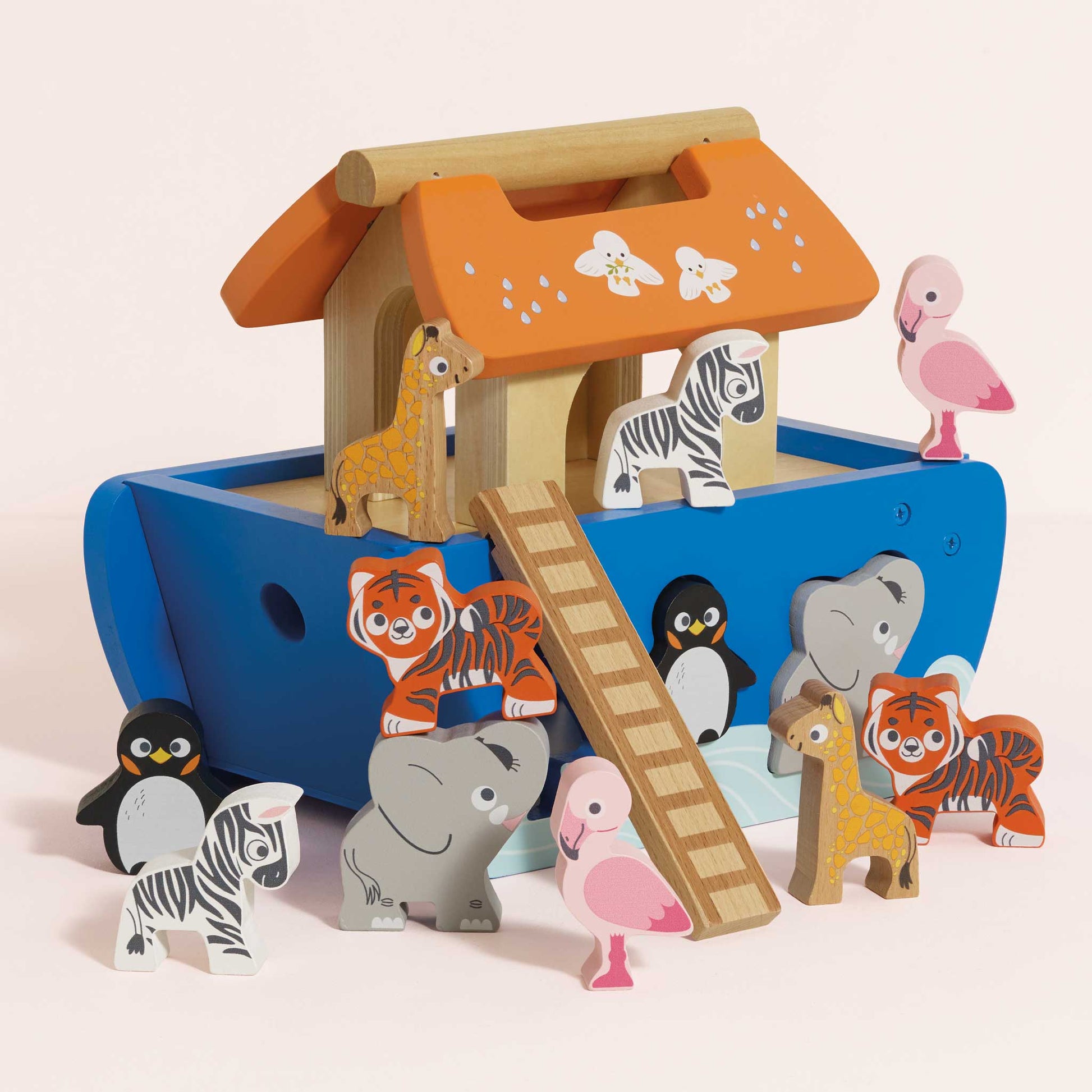 Noah's Ark & Animals Shape Sorter - Rose and Friends