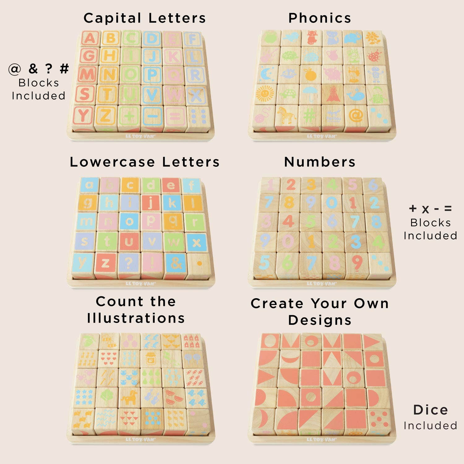ABC Learning Blocks - Rose and Friends