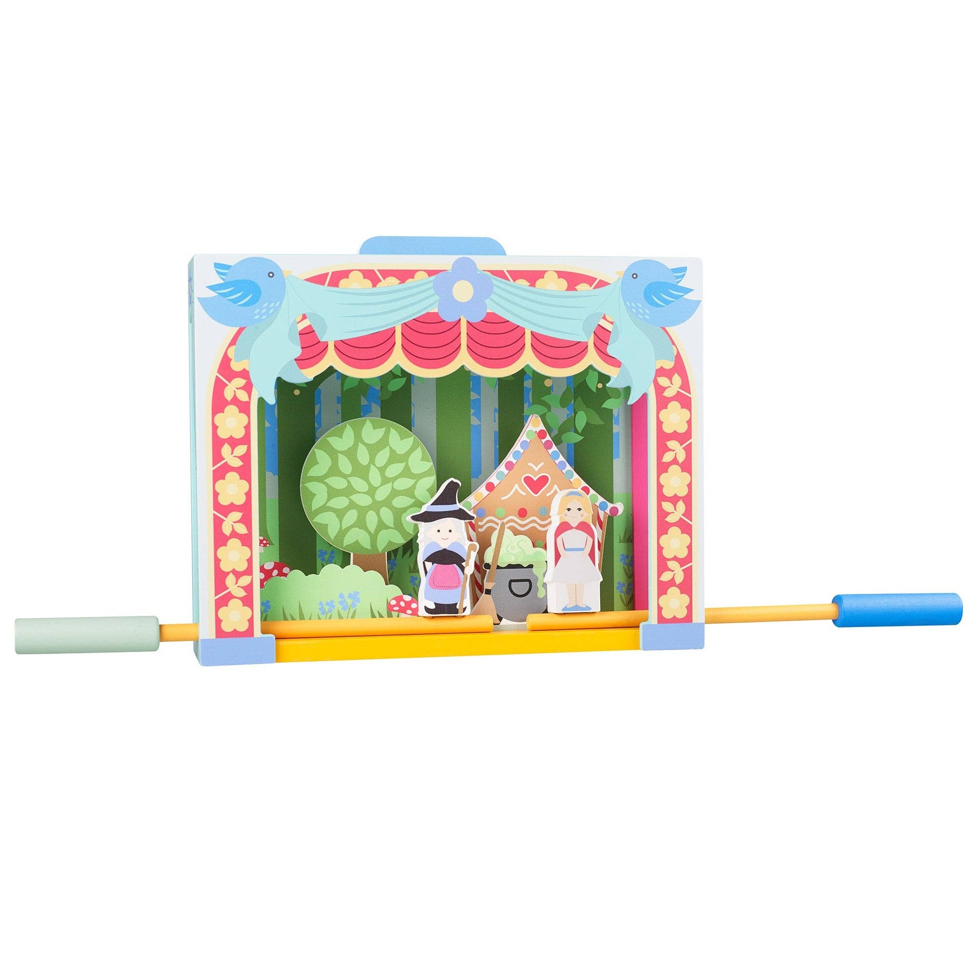 The Little Bluebird Wooden Tabletop Theatre - Rose and Friends