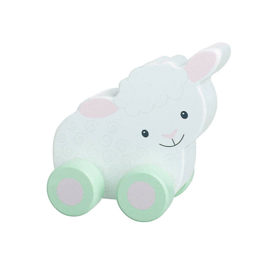 Sheep First Wooden Push Toy - Rose and Friends