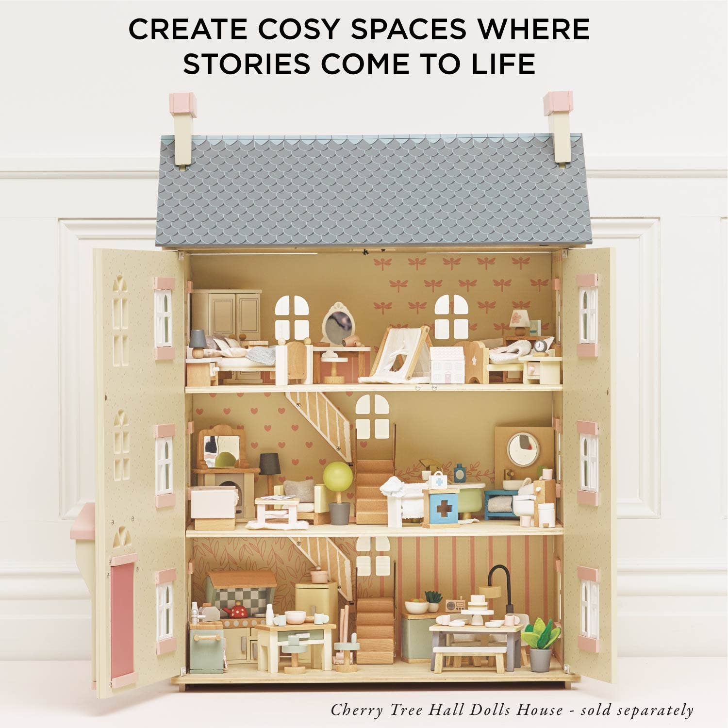 Complete Dolls House Furniture Set - Rose and Friends