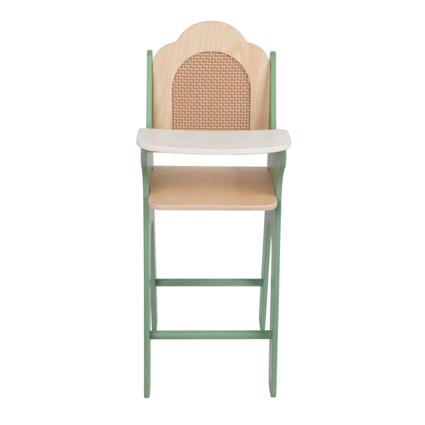 Classic World Vintage Highchair Wooden Doll Feeding Chair - Rose and Friends