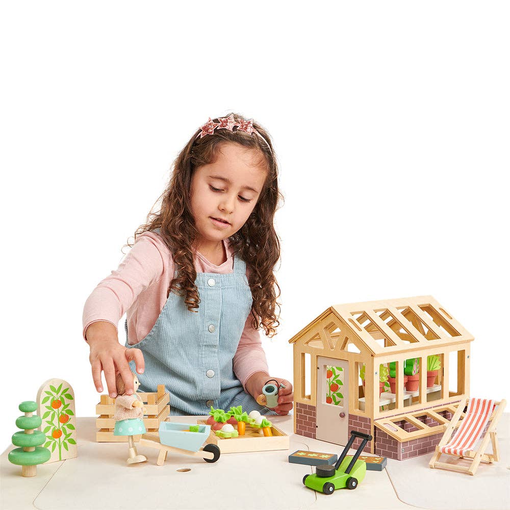 Greenhouse and Garden Set - Rose and Friends