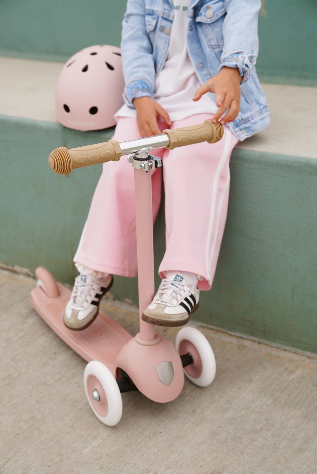 BANWOOD ECO SCOOTER - DUSTY ROSE - Rose and Friends
