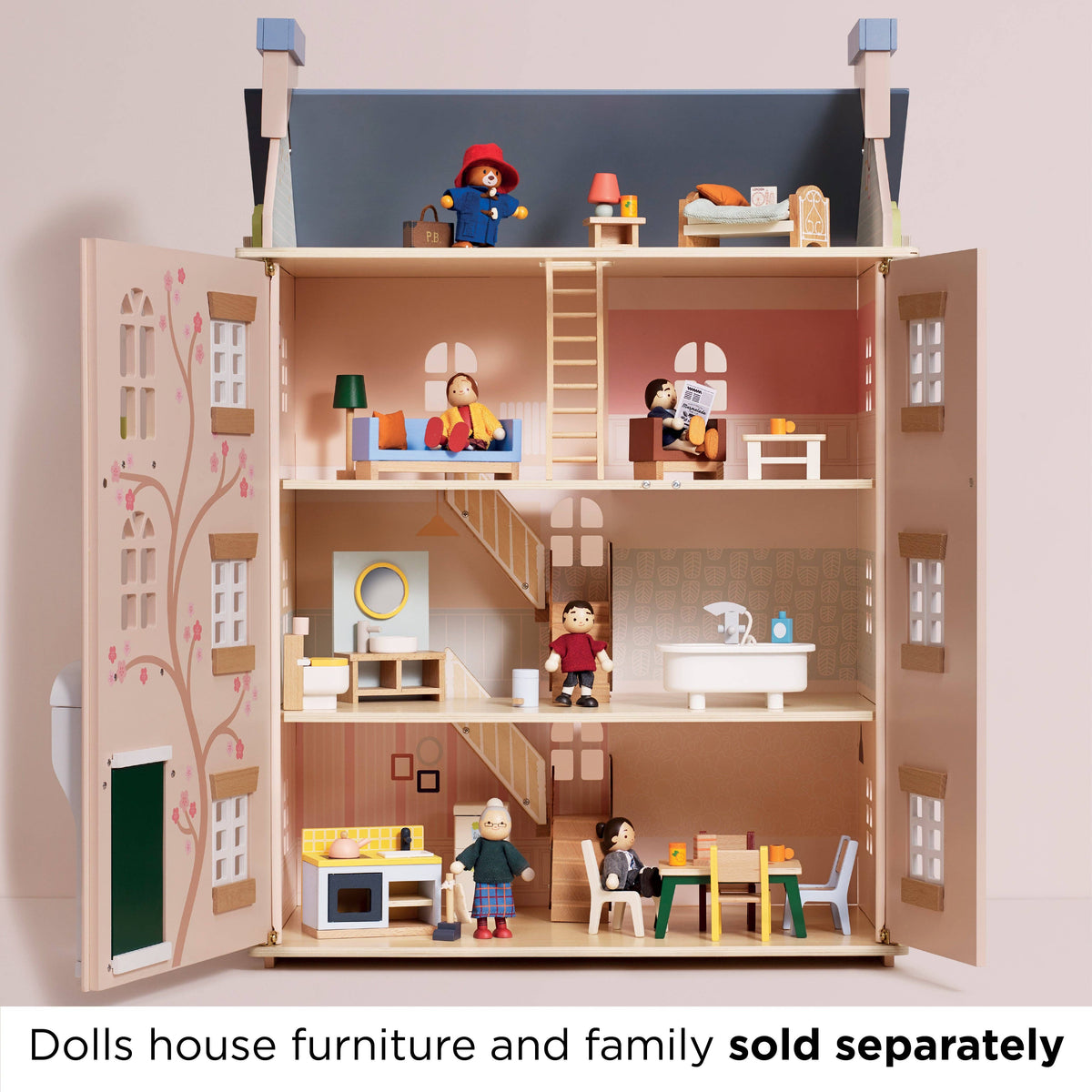Paddington™ Wooden Dolls House - Rose and Friends