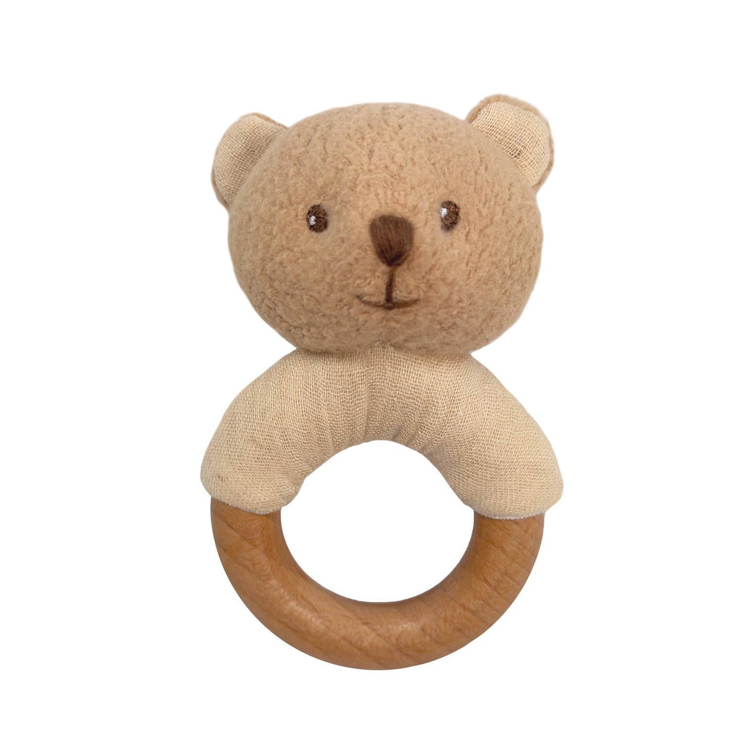 Egmont Toys Marcel Bear Rattle Wood