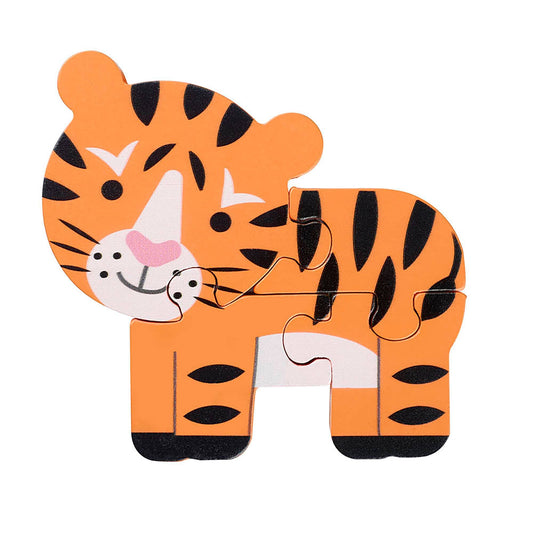 Tiger Wooden Puzzle - Rose and Friends