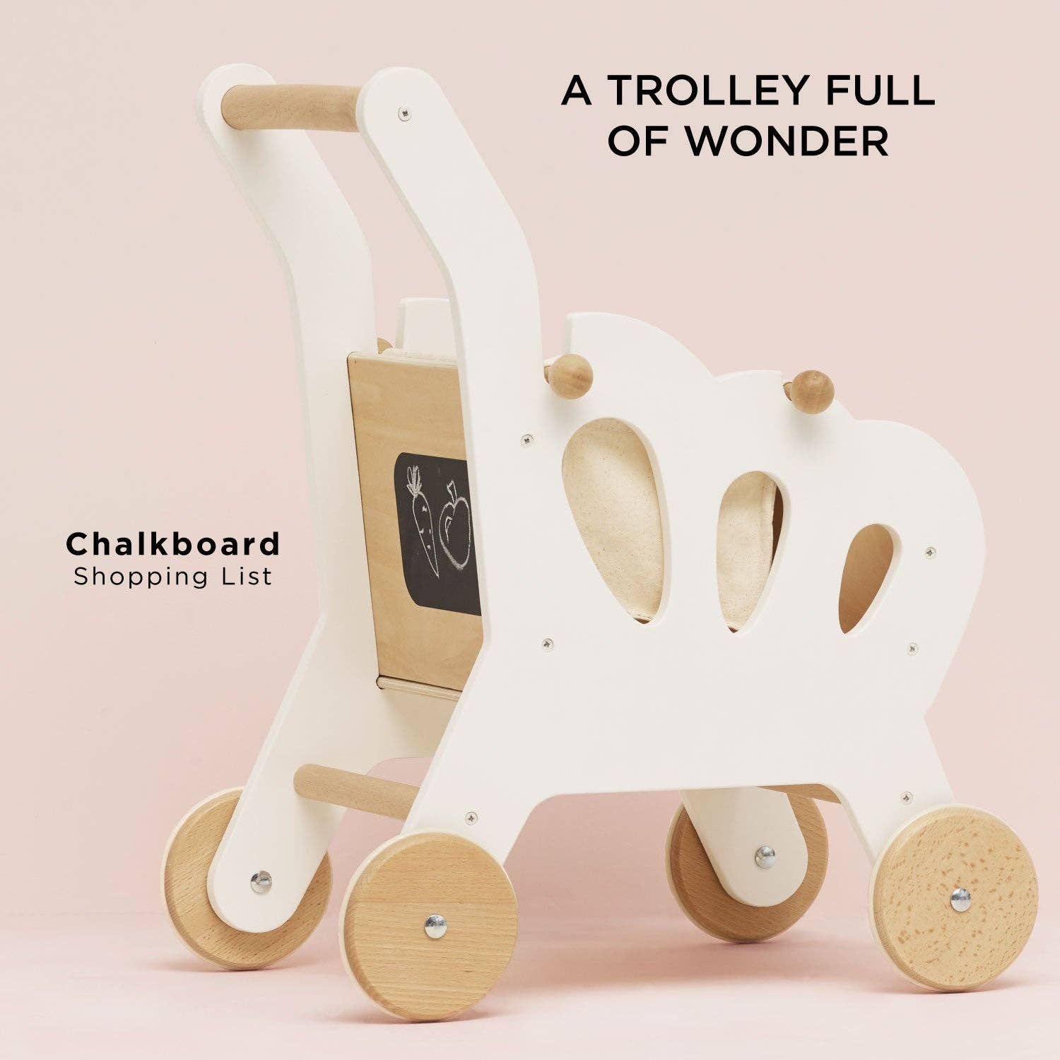 Shopping Grocery Trolley & Bag - Rose and Friends