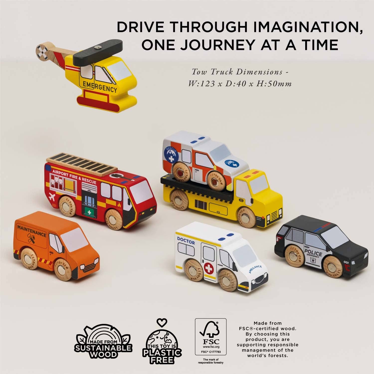 Emergency Helicopter & Rescue Cars - Rose and Friends