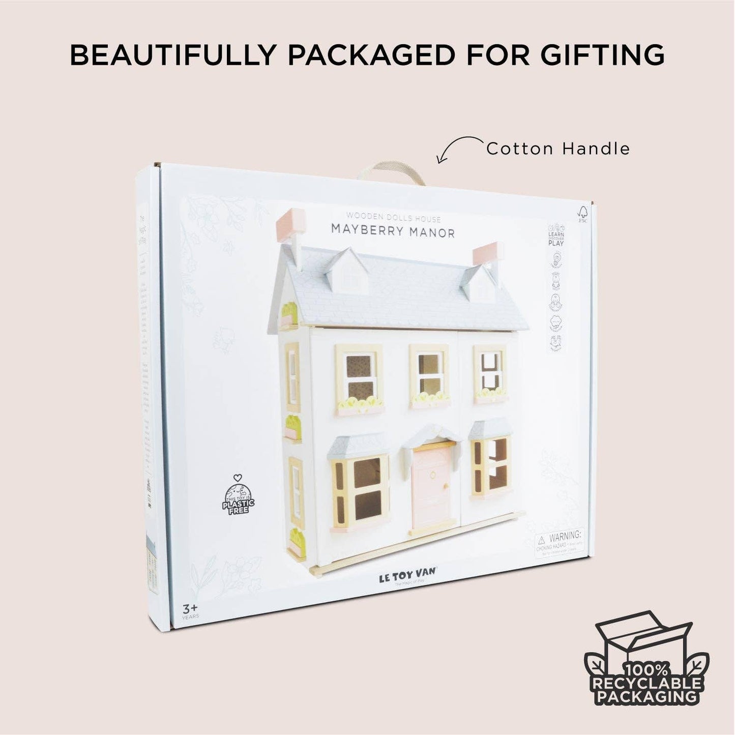 Mayberry Manor Wooden Dolls House - Rose and Friends