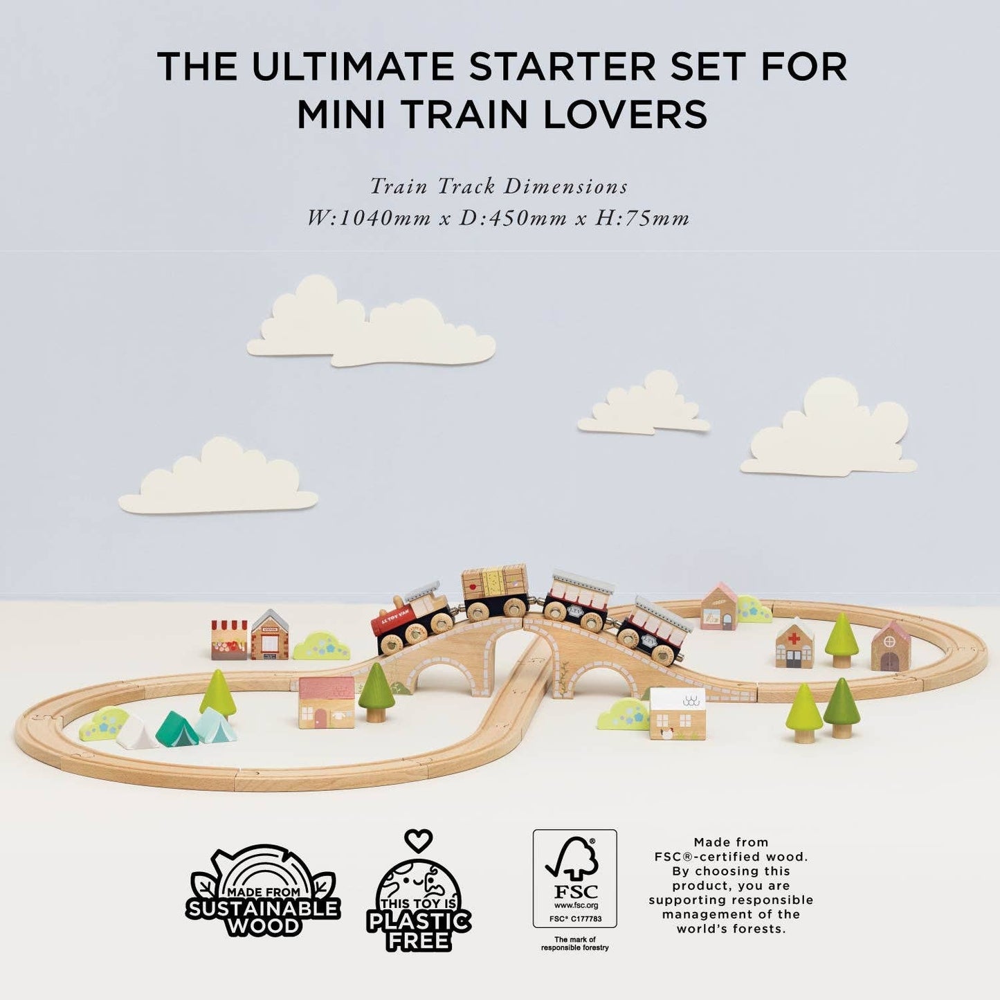 Figure of 8 Train Set - Rose and Friends