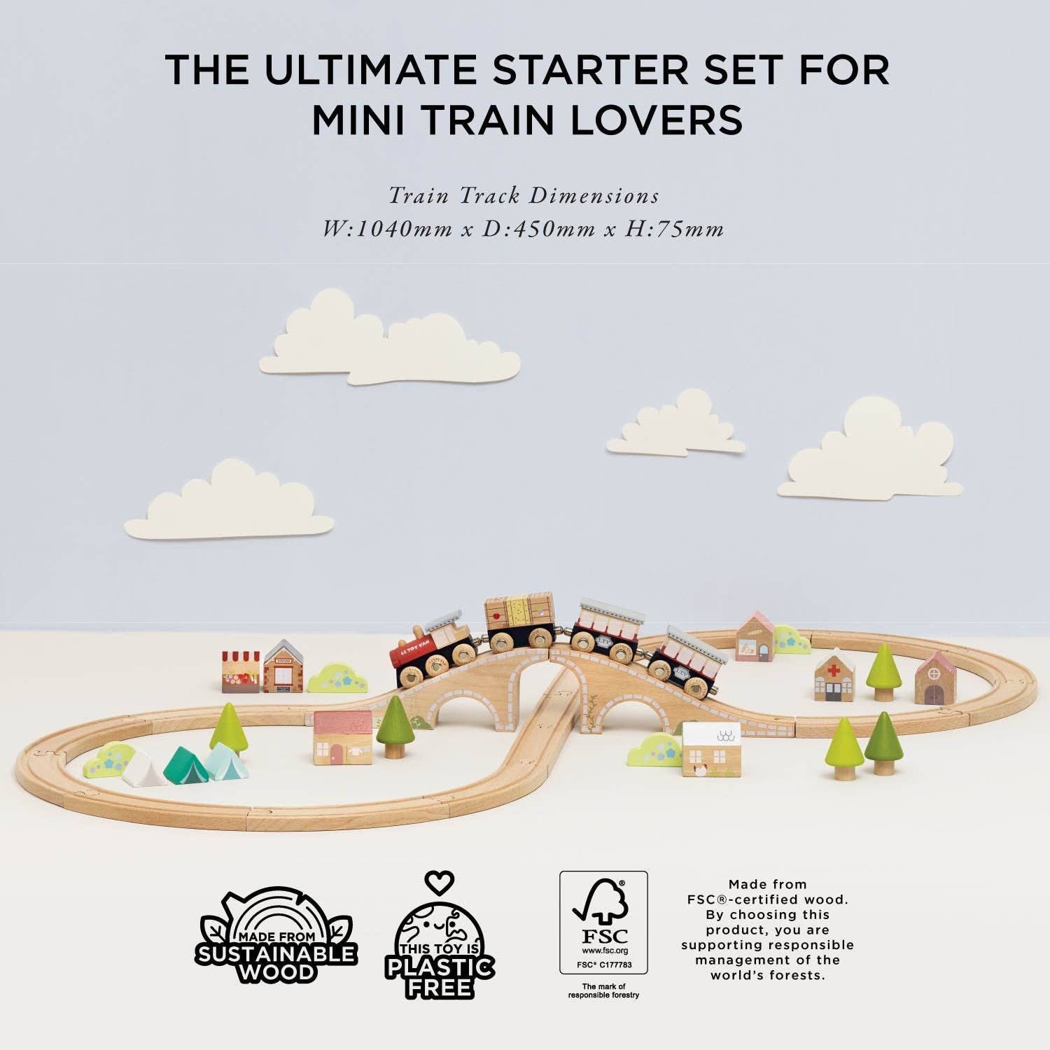 Figure of 8 Train Set - Rose and Friends