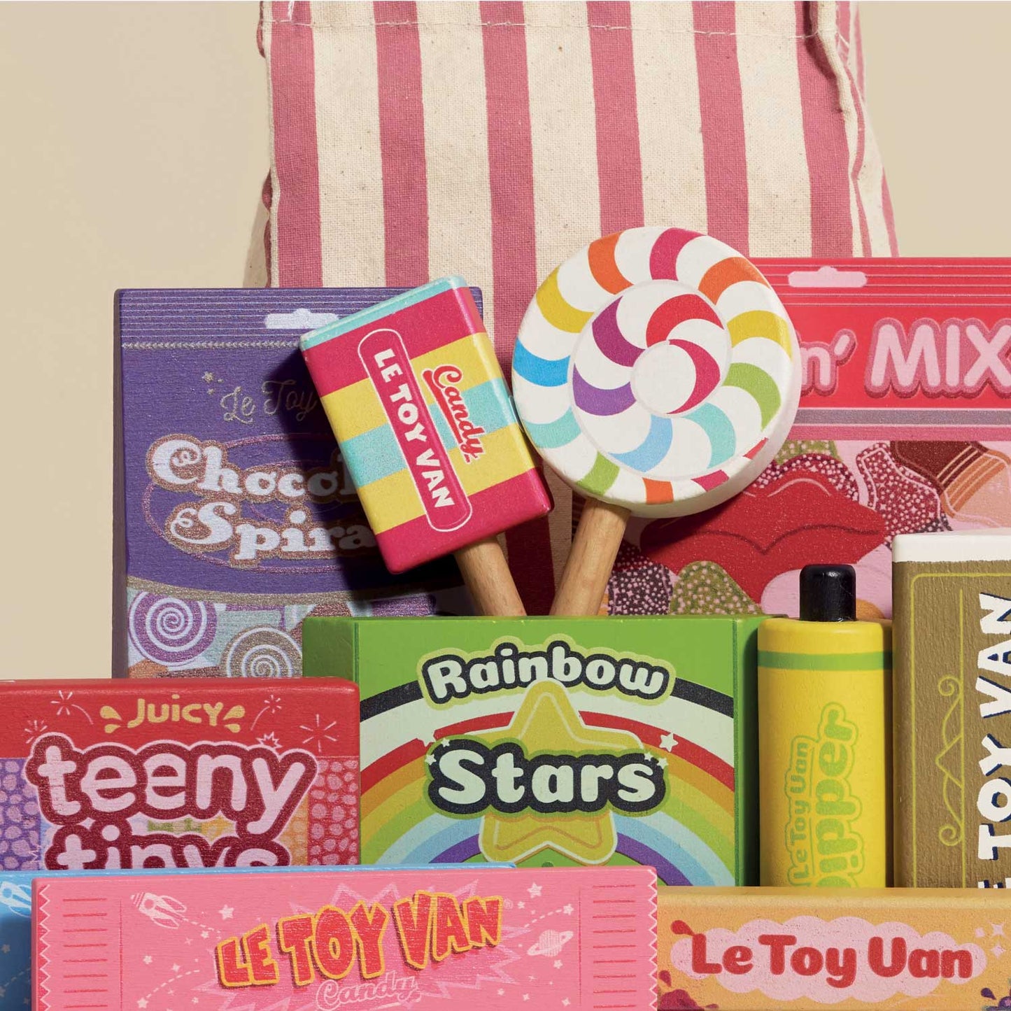 Retro Sweets and Candy Roleplay Set - Rose and Friends