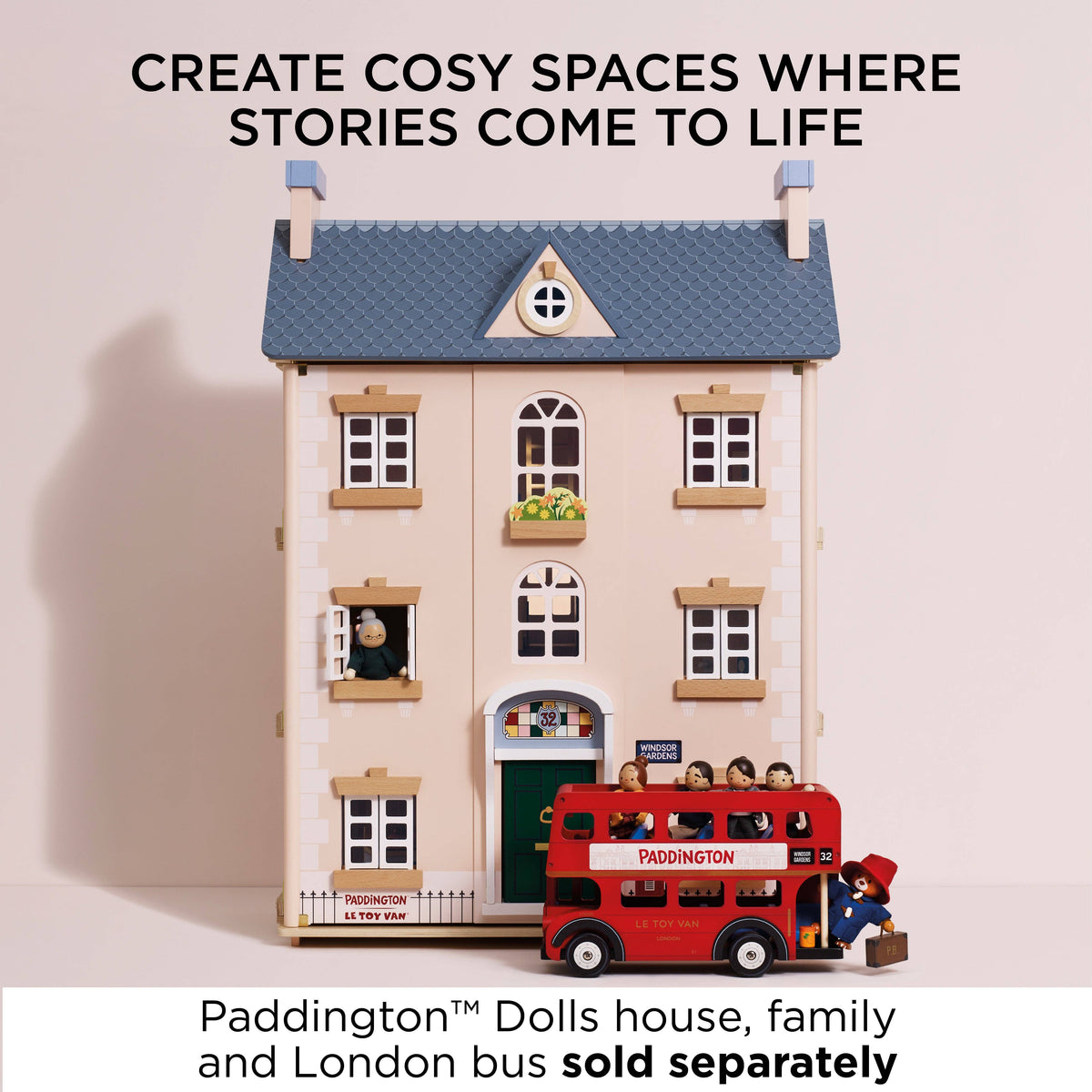Paddington™ Wooden Dolls House - Rose and Friends