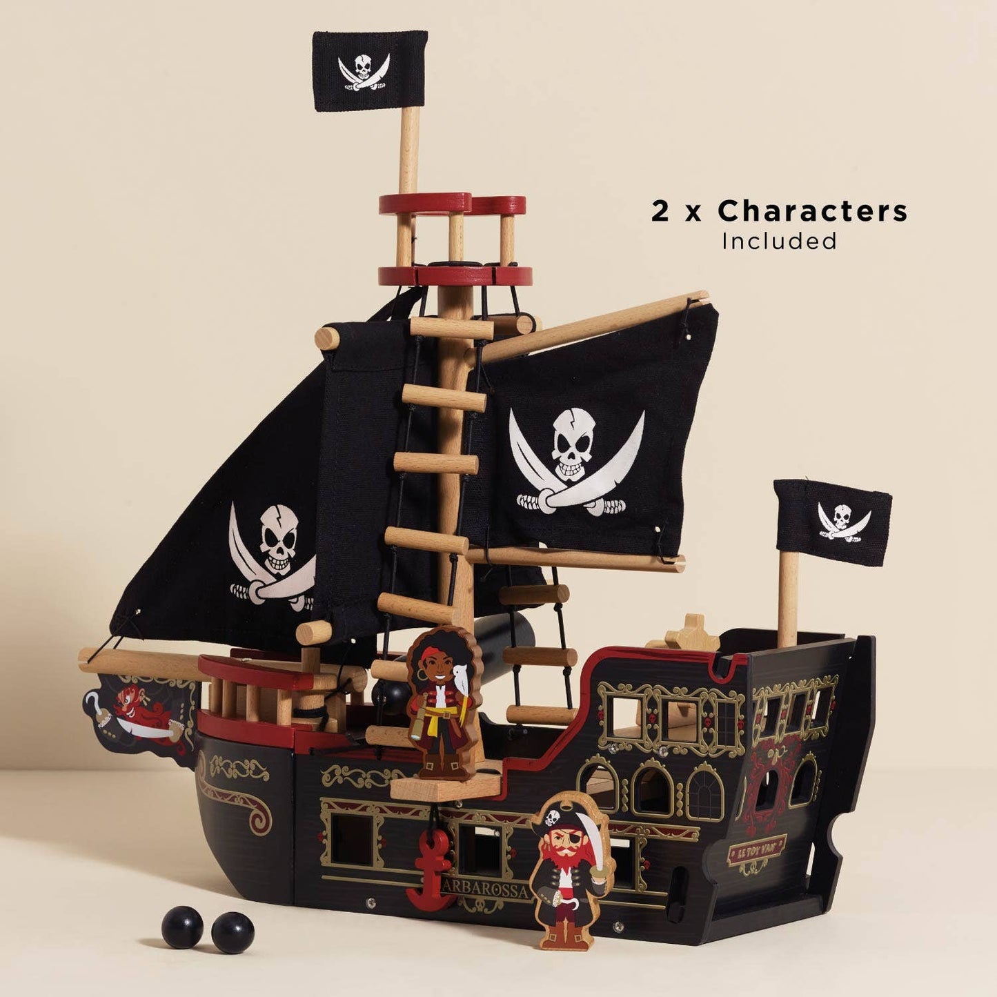 Barbarossa Pirate Ship & Characters - Rose and Friends