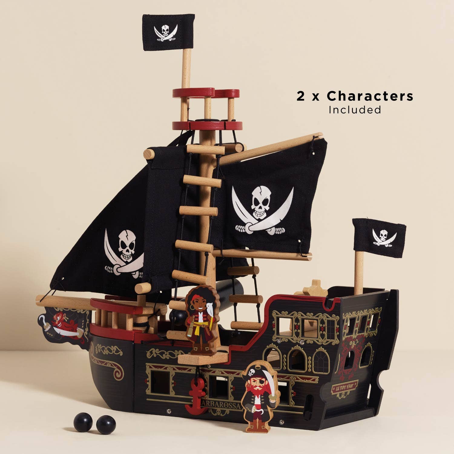 Barbarossa Pirate Ship & Characters - Rose and Friends