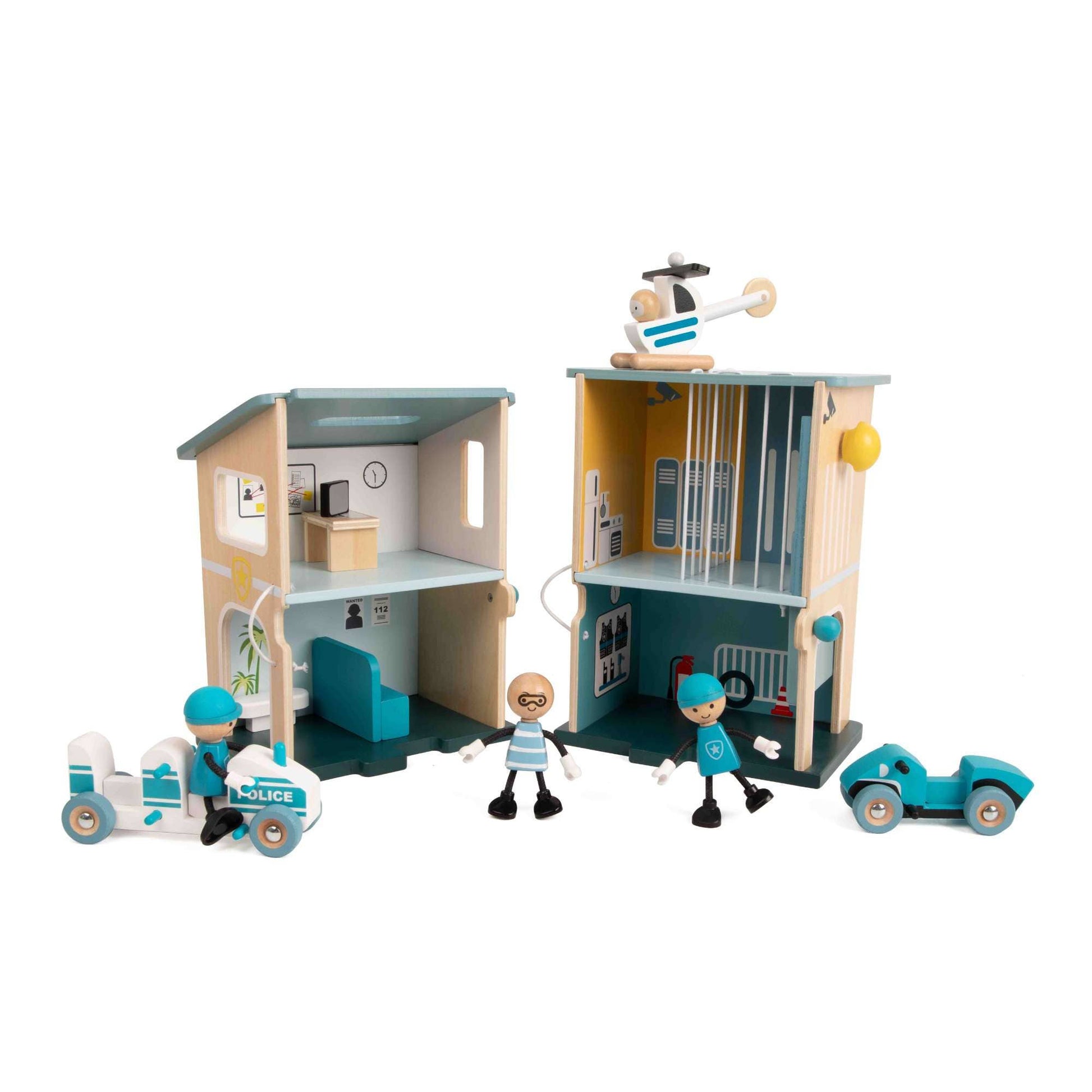 Classic World Police Station - Rose and Friends