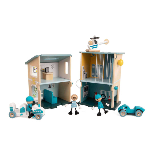 Classic World Police Station - Rose and Friends