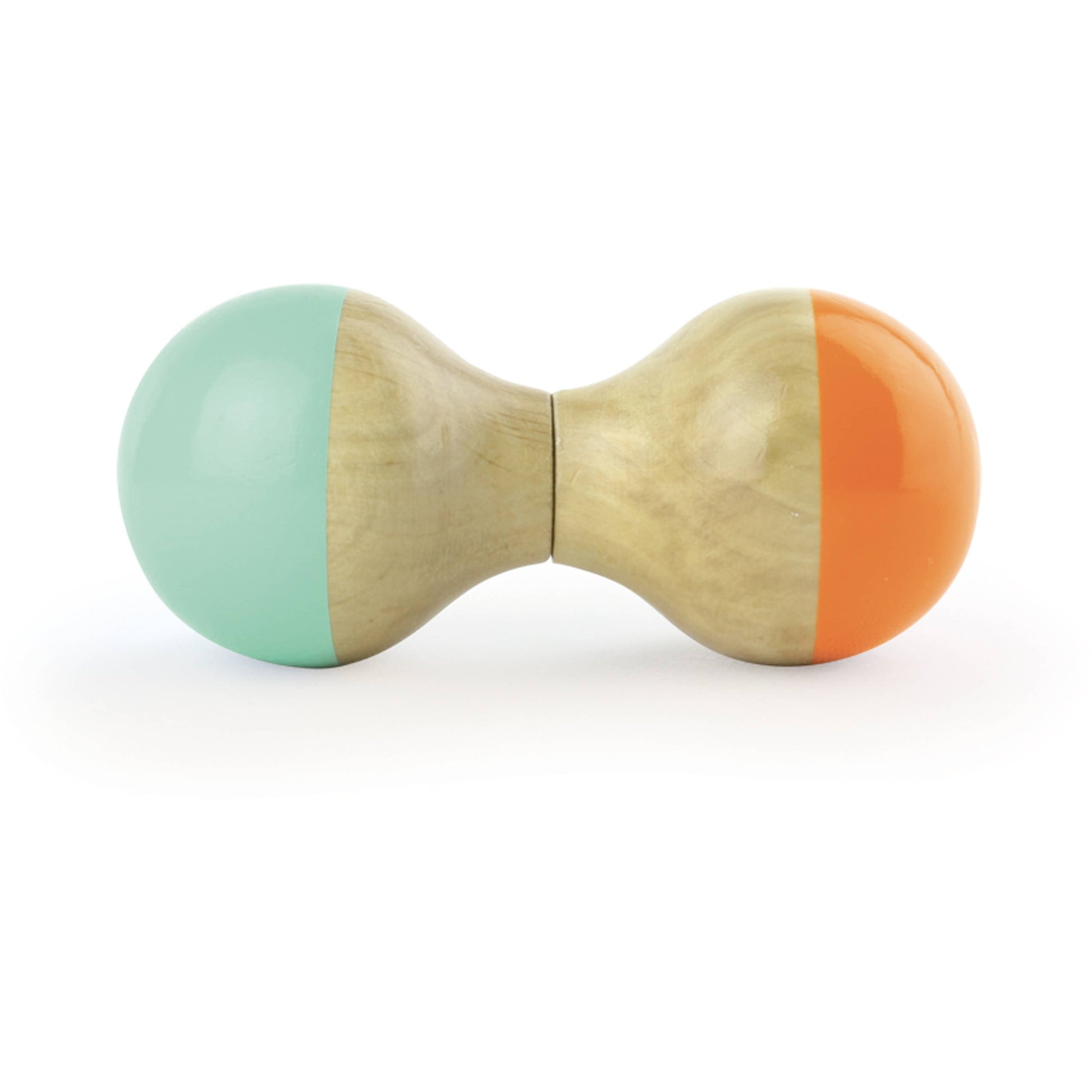 Vilac - Mint and Orange Metal Maracas - Rose and Friends