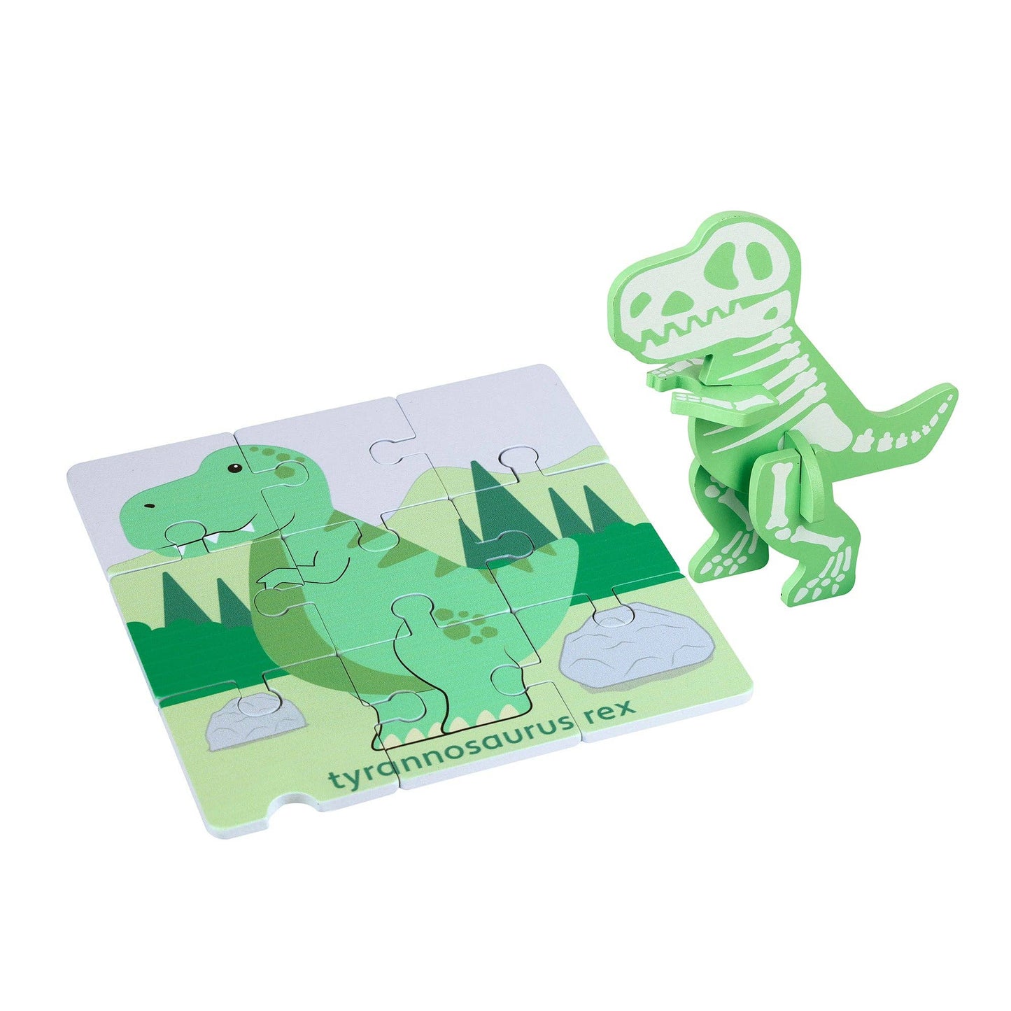 T-Rex Dig - 3D Model & Puzzle