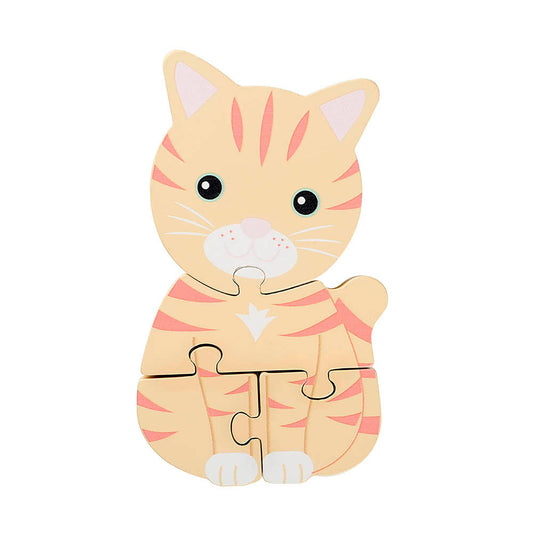 Cat Wooden Puzzle - Rose and Friends