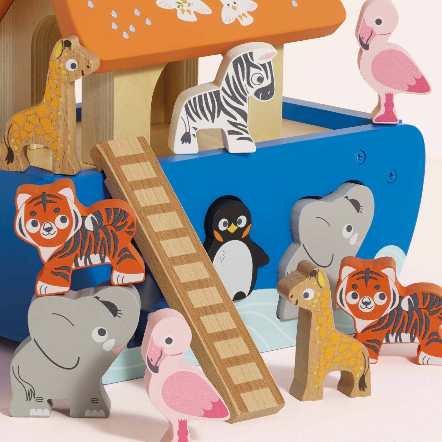 Noah's Ark & Animals Shape Sorter - Rose and Friends