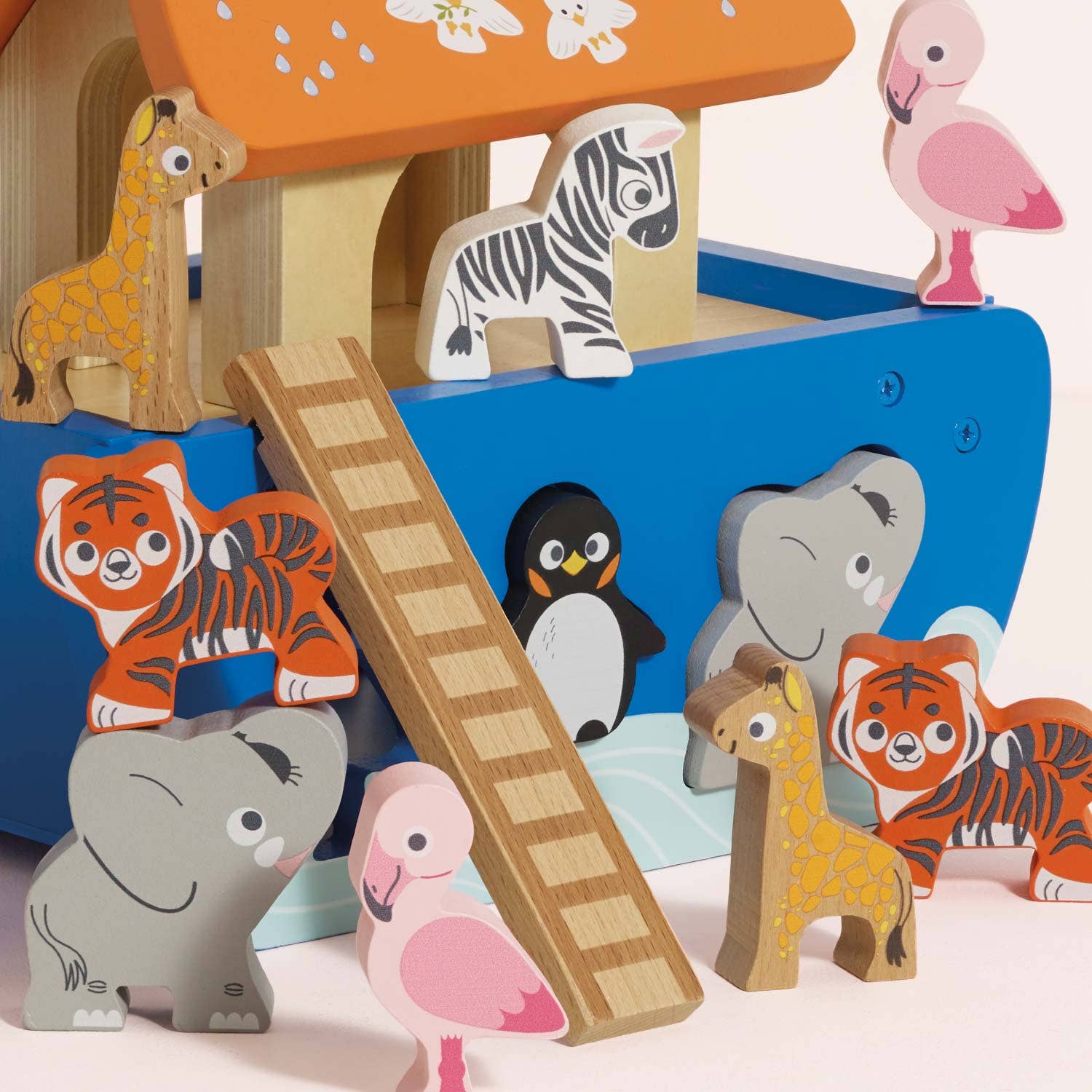 Noah's Ark & Animals Shape Sorter - Rose and Friends