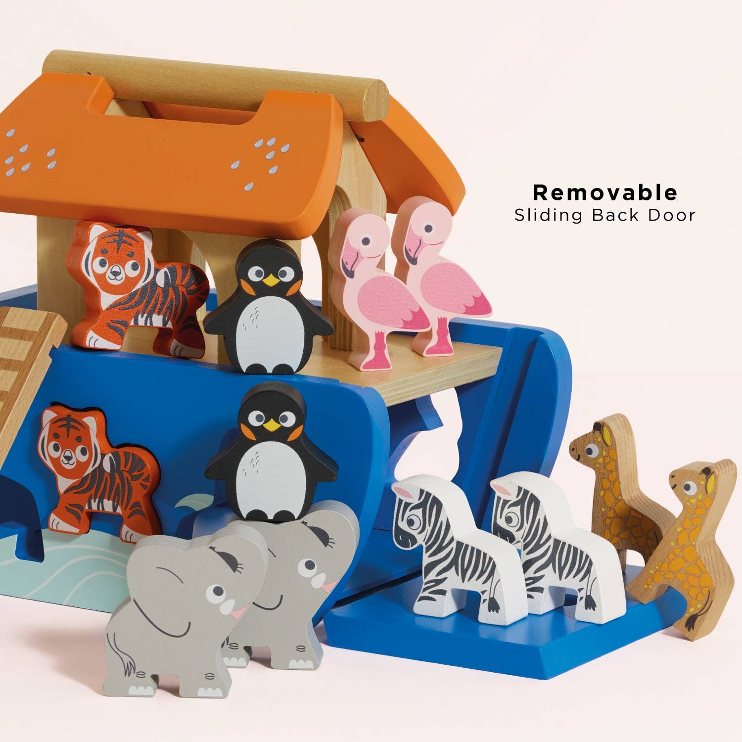 Noah's Ark & Animals Shape Sorter - Rose and Friends