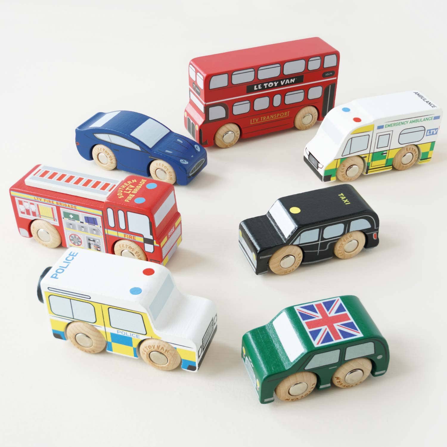 London Toy Car Set - Rose and Friends