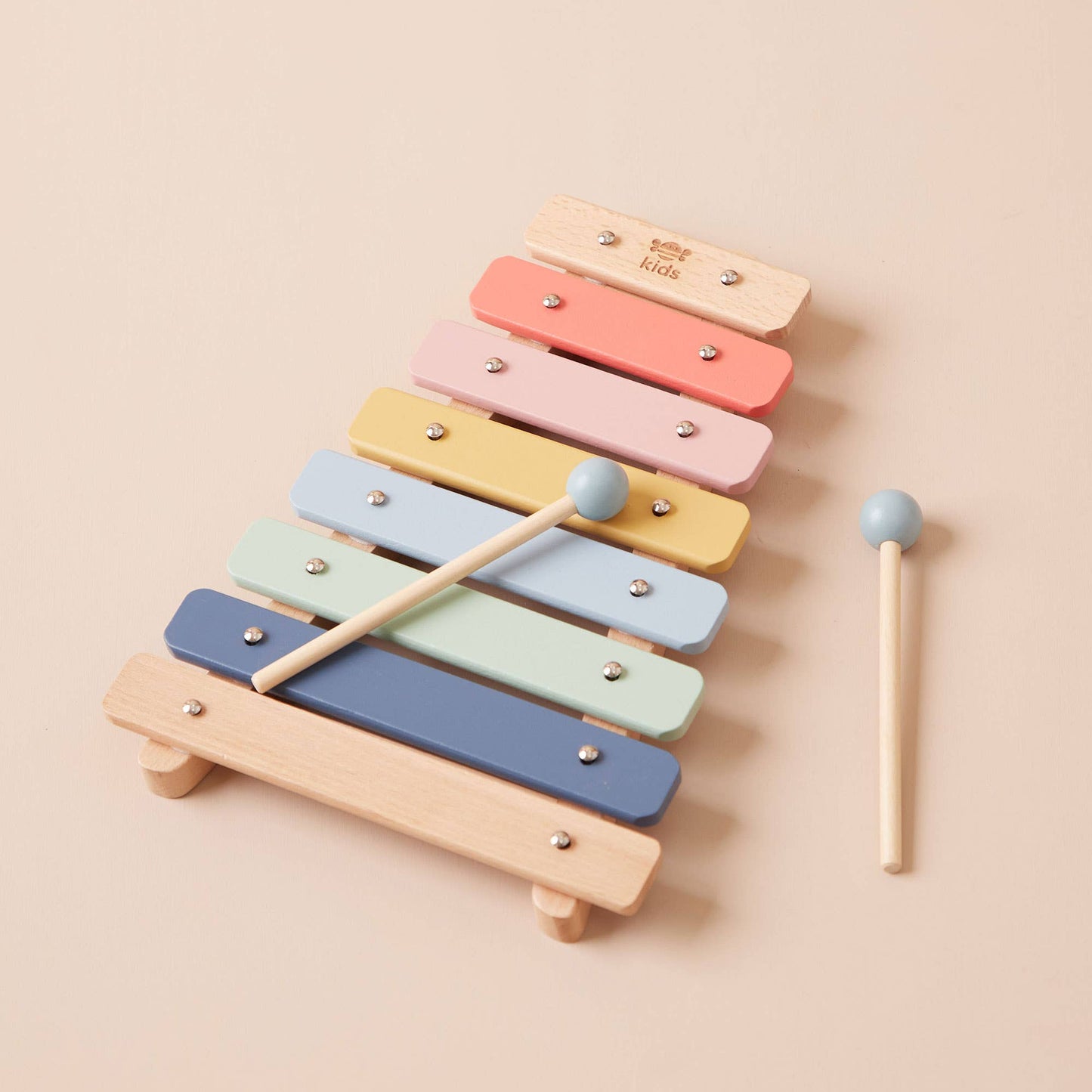 Just Bee Kids Wooden Xylophone Toy - Rose and Friends