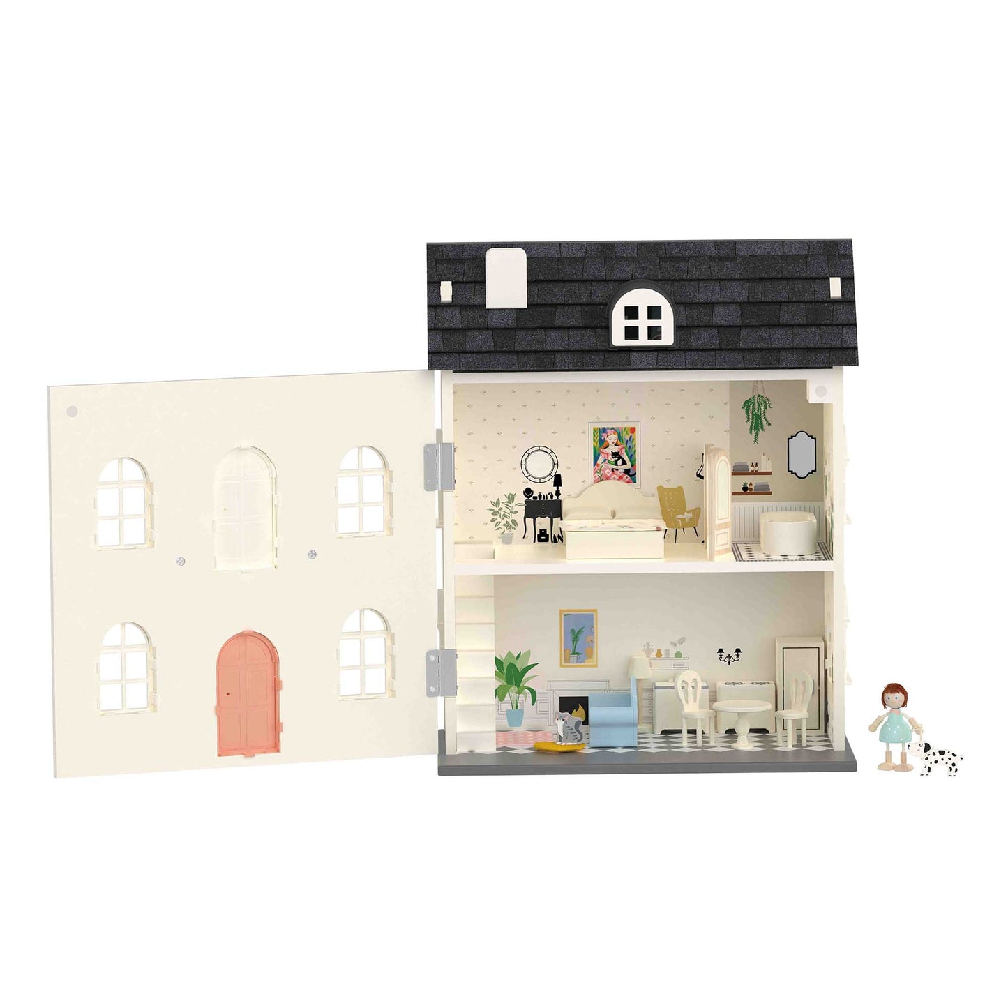 Classic World - Vintage Doll House - Rose and Friends