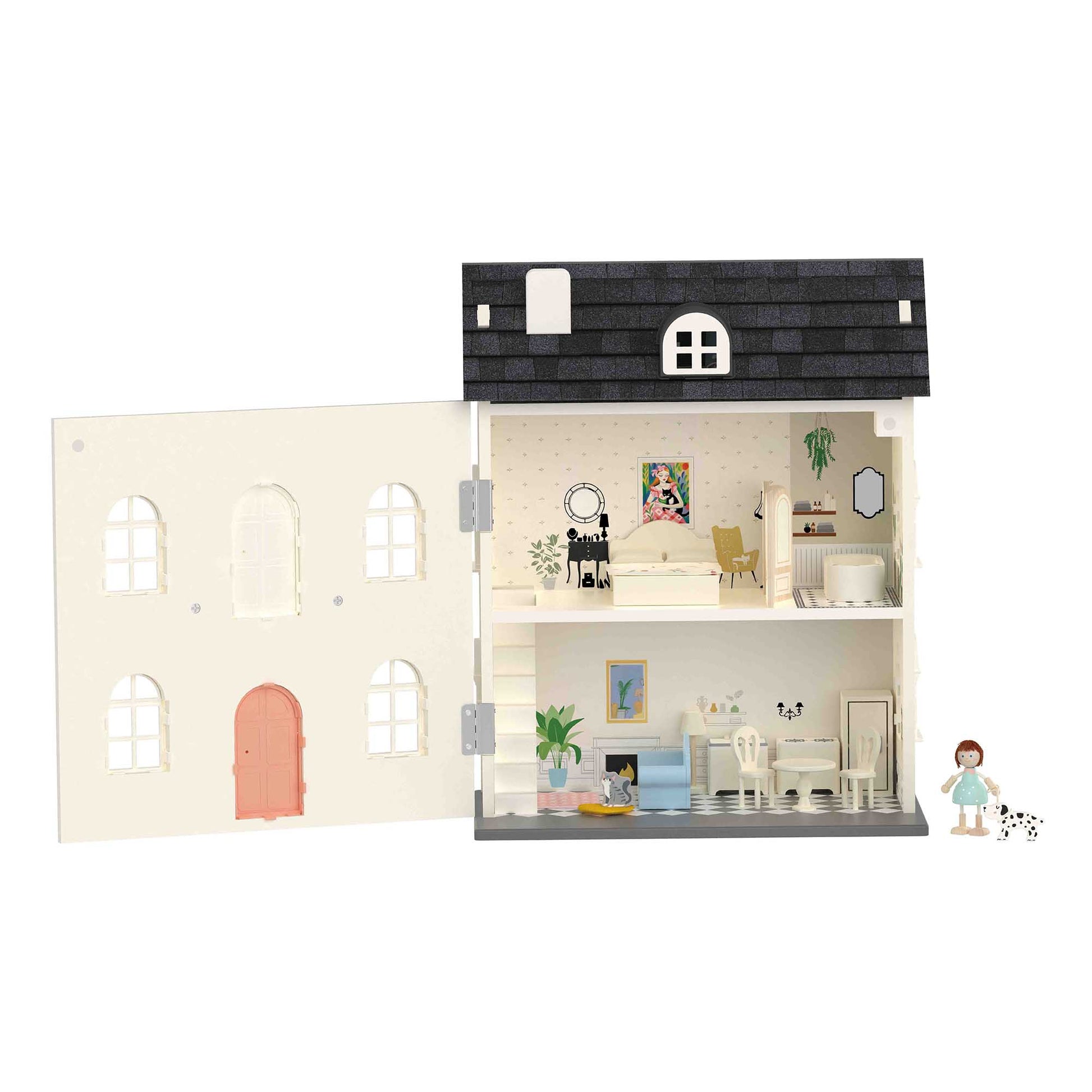 Classic World - Vintage Doll House - Rose and Friends