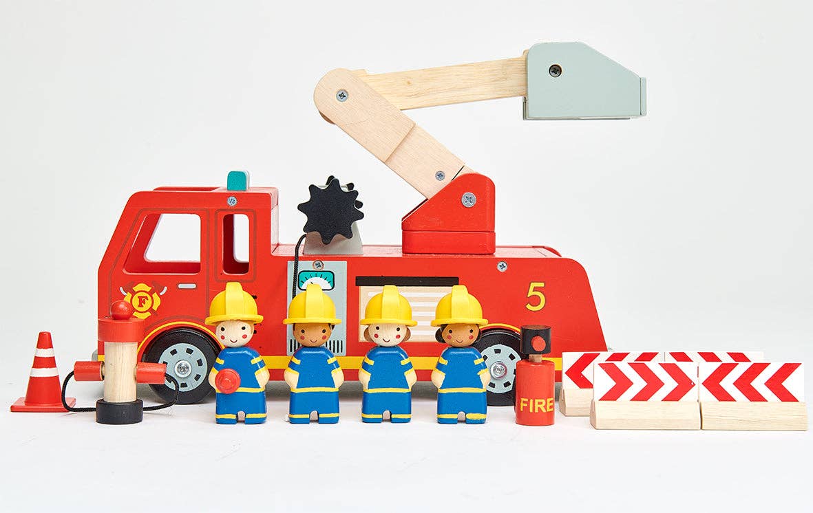 Tender Leaf Fire Engine - Rose and Friends