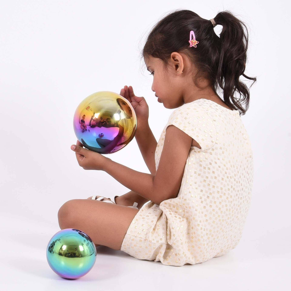 Sensory Reflective Colour Burst Balls - Sensory balls - Rose and Friends