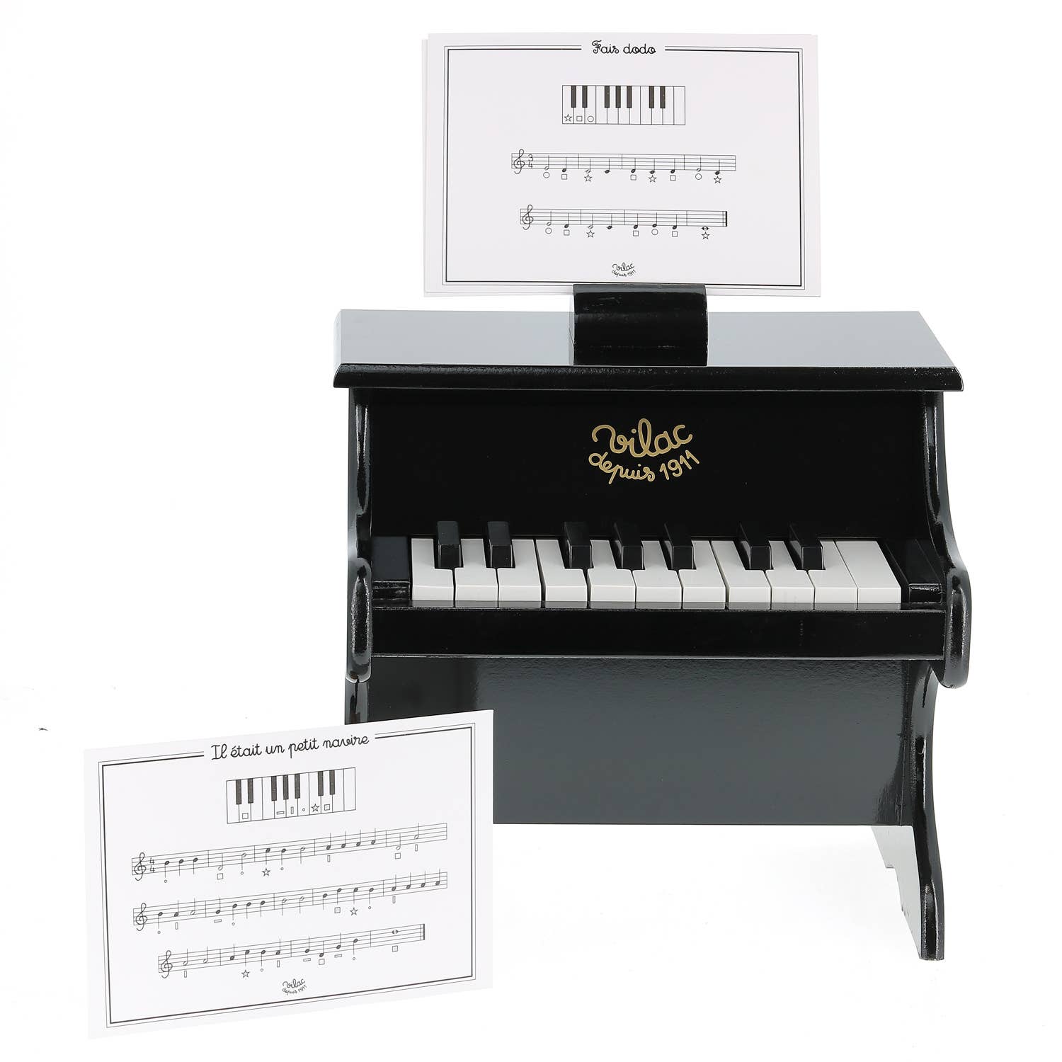 Vilac - Black Piano - Rose and Friends
